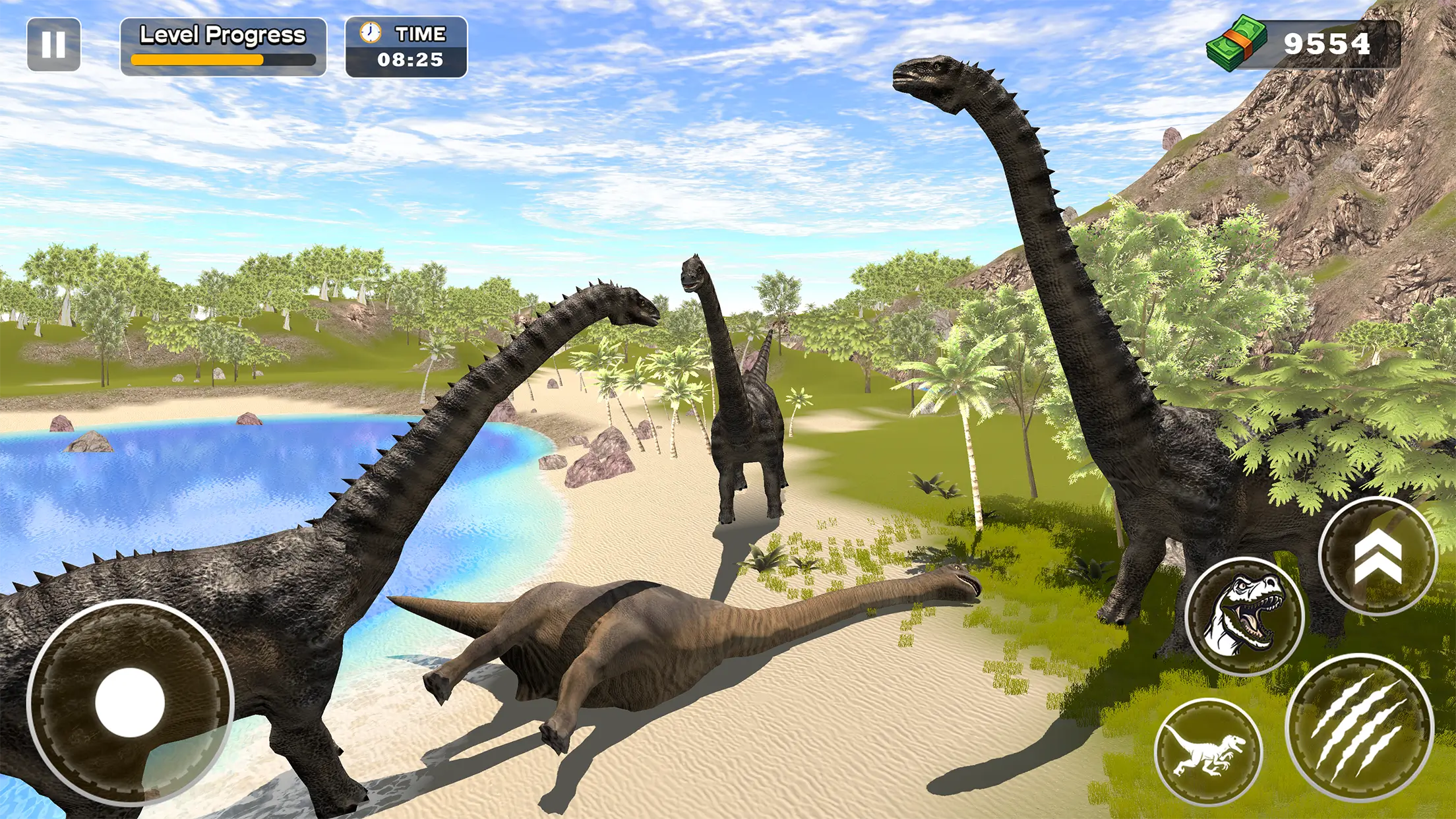 Dino Clash Primal Beasts Game!